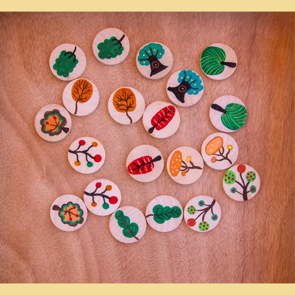 Montessori Toys | Matching Game | Wood Toys
